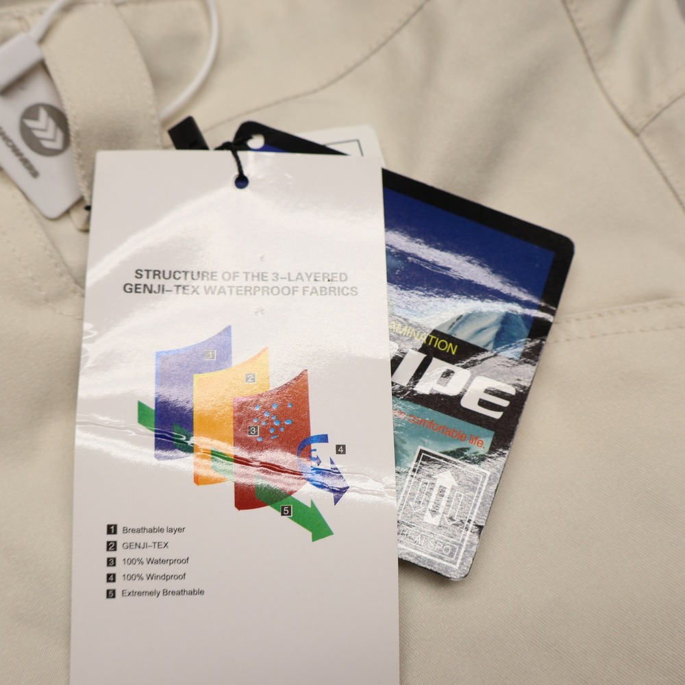 SEARIPE Snow Bib Pants Men XL White Genji-Tex Windproof Ski Winter Insulated NEW - Picture 9 of 16